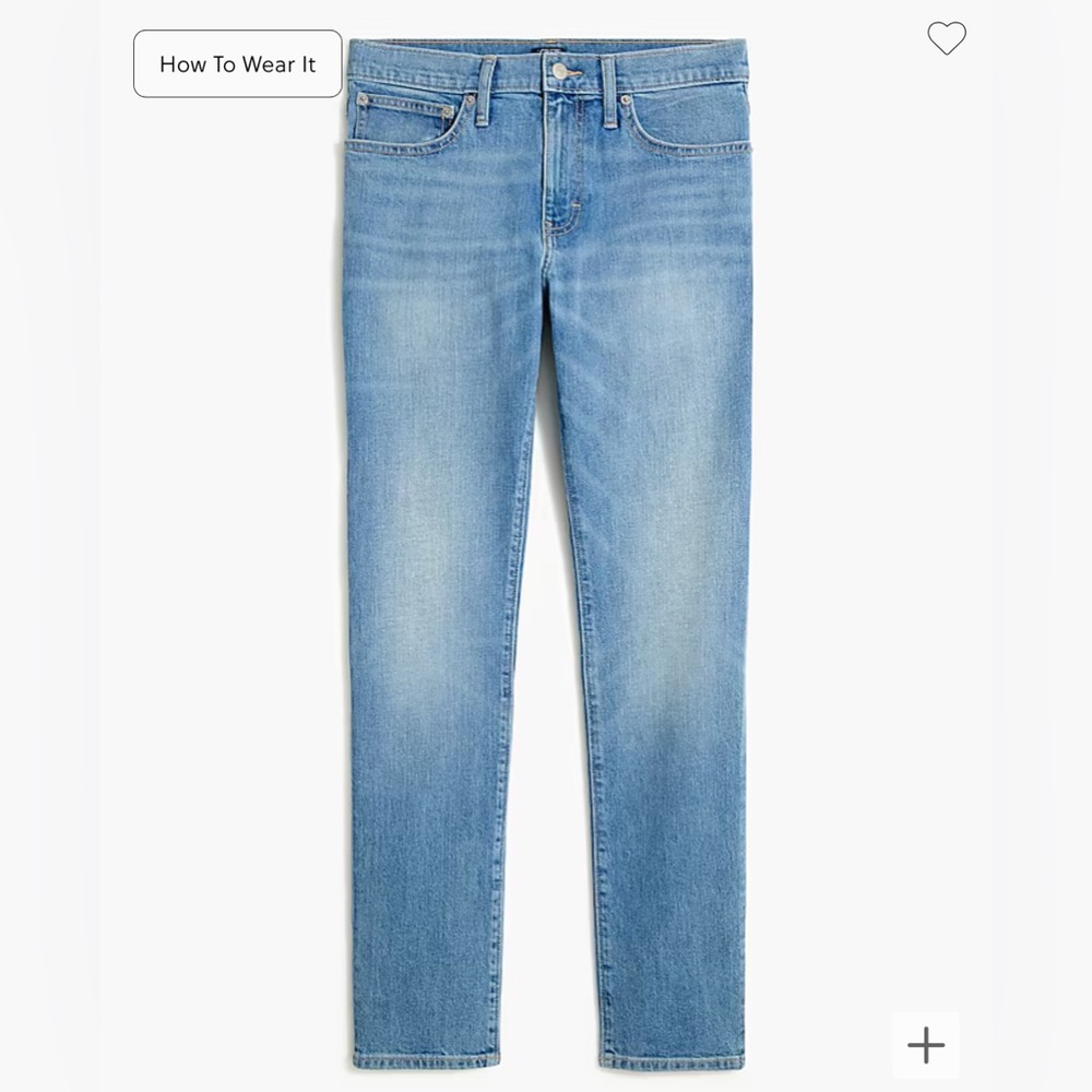 J. Crew Factory Straight-fit jean in signature flex • size 35x32 • NWT • AZ852 - Picture 2 of 7